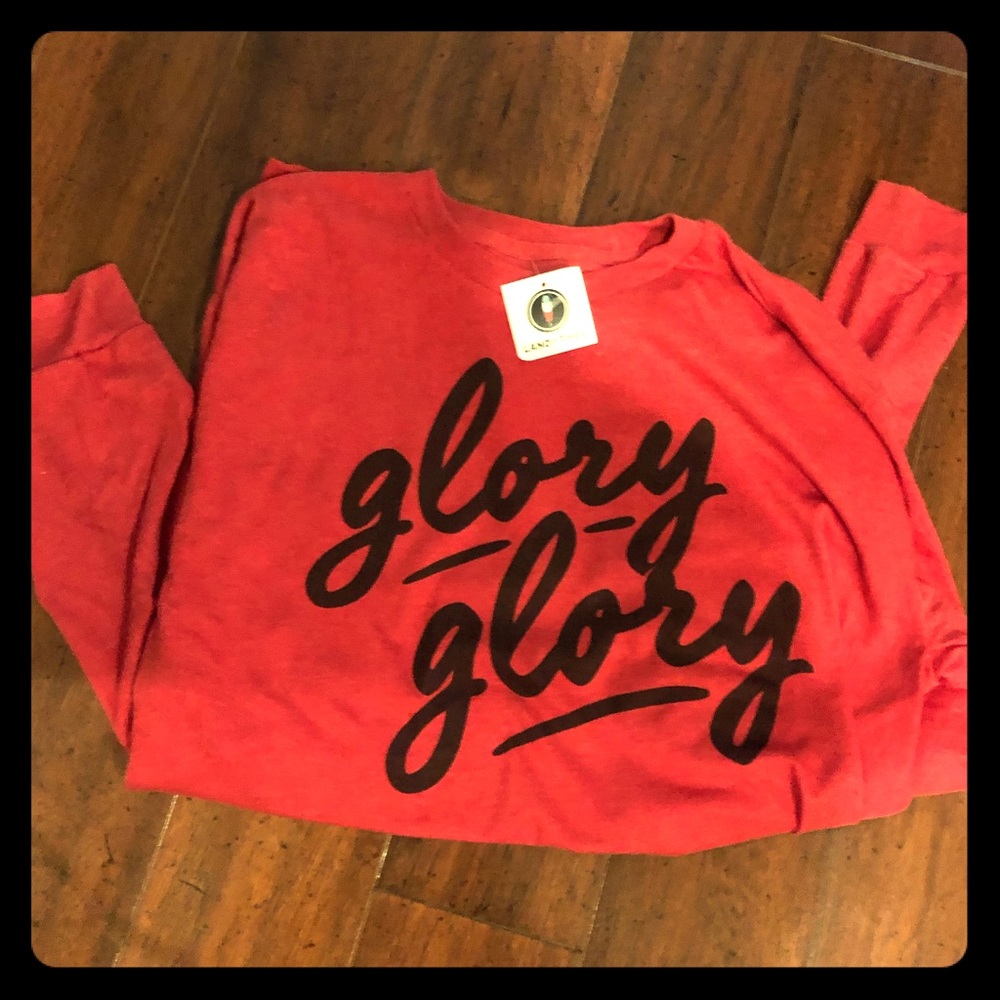 Georgia Bulldog lovers Glory, Glory LS NWT